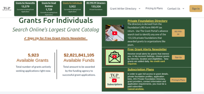 Grant providers
